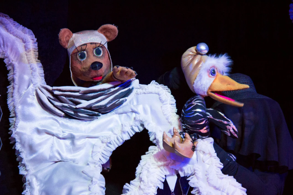 Солнышко и снежные человечки